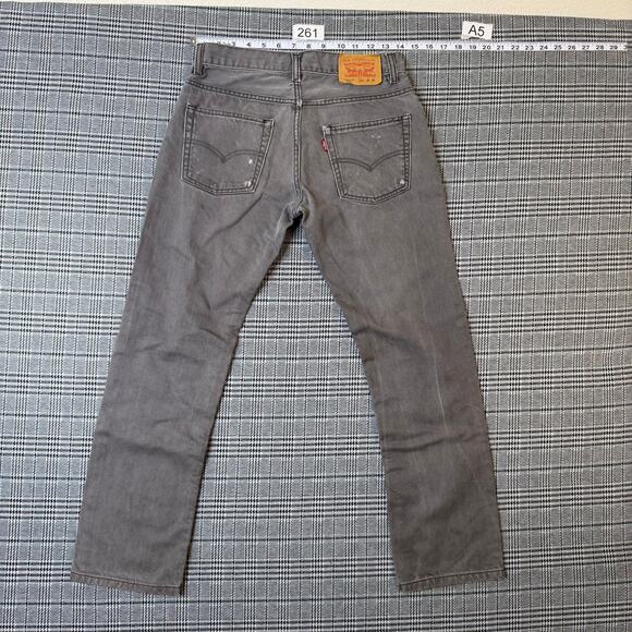 Levi's 511 Men's Slim Fit Gray Denim Jeans Size 28x28 Cotton - Picture 1 of 11